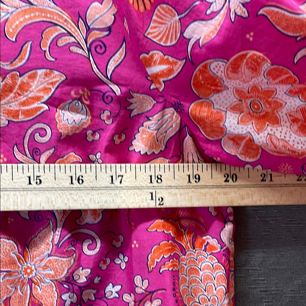 Talbots Pink Long Sleeve Relaxed Tunic - Picture 3 of 7